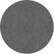 Flagship Carpets Amerisoft Solid Color Rug - 72" Diameter - Round - Gray - Nylon, Polyester