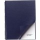 GBC Binding Presentation Covers - 11.3" Height x 8.8" Width - For Letter 8 1/2" x 11" Sheet - Square - Navy - Faux Leather - 200