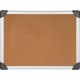 Lorell Corkboard - 48" Height x 96" Width - Cork Surface - Resist Warping, Durable, Laminated, Resilient - Aluminum Frame - 1 Ea
