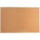 Lorell Bulletin Board - 36" Height x 48" Width - Cork Surface - Long Lasting, Warp Resistant - Brown Aluminum Frame - 1 Each