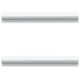 Lorell Chateau Series Laminate Drawer Modern Pulls - Modern - 5.9" Width x 0.6" Depth x 1.1" Height - Aluminum Alloy - Silver