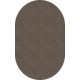 Flagship Carpets Amerisoft Solid Color Rug - 12 ft Length x 90" Width - Oval - Wheat - Nylon, Polyester