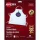 Avery Printable Fabric Sheets - Letter - 8 1/2" x 11" - Matte - 6 / Carton - Printable, Heat-seal Backing - White