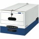 Bankers Box Liberty 24" Letter File Storage Boxes - Internal Dimensions: 12" Width x 24" Depth x 10" Height - External Dimension