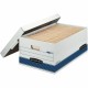 Bankers Box Stor/File Lift-Off Lid Medium-duty Legal Storage Box - Internal Dimensions: 15" Width x 24" Depth x 10" Height - Ext