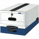 Bankers Box Liberty Plus Heavy-duty Letter File Box - Internal Dimensions: 12" Width x 24" Depth x 10" Height - External Dimensi