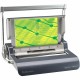 Fellowes Quasar Manual Wire Binding Machine w/ Starter Kit - WireBind - 130 Sheet(s) Bind - 15 Punch - 5.1" x 18.1" x 15.4" - Me