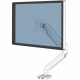 Fellowes Platinum Series Single Monitor Arm - White - 1 Display(s) Supported - 32" Screen Support - 17.60 lb Load Capacity - 1 E