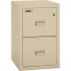 FireKing Insulated Turtle File Cabinet - 2-Drawer - 17.7" x 22.1" x 27.8" - 2 x Drawer(s) for File - Letter, Legal - Fire Resist