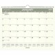 At-A-Glance Recycled Wall Calendar - Medium Size - Julian Dates - Monthly - 12 Month - January 2025 - December 2025 - 1 Month Si