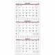 At-A-Glance Move-A-Page 3-Month Wall Calendar - Large Size - Julian Dates - Monthly - 14 Month - December 2024 - February 2026 -