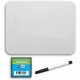 Flipside Magnetic Dry Erase Board Set Class Pack - 9" (0.8 ft) Width x 12" (1 ft) Height - White Surface - Rectangle - Magnetic 