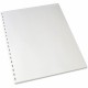 GBC CombBind 19-hole Pre-Punched Paper - White - 96 Brightness - Letter - 8 1/2" x 11" - 20 lb Basis Weight - 500 / Pack - Pre-p