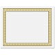 Geographics Natural Diplomat Certificate - 24 lb Basis Weight - 11" x 8.5" - Inkjet, Laser Compatible - Gold with White Border -