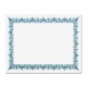 Geographics Gold Seal Parchment Certificates - 24 lb Basis Weight - 8.5" x 11" - Inkjet, Laser Compatible - Blue with Blue Borde