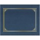 Geographics Letter, A4+ Recycled Certificate Holder - 8 1/2" x 11" , 10" x 8" , 8 17/64" x 11 11/16" - Linen - Navy Blue - 30% R