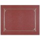 Geographics Letter, A4 Recycled Certificate Holder - 8 1/2" x 11" , 10" x 8" , 8 17/64" x 11 11/16" - Linen - Burgundy - 30% Rec