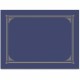 Geographics A4, Letter Recycled Certificate Holder - 8 19/64" x 11 45/64" , 8 1/2" x 11" , 8" x 10" - Metallic Blue - 30% Recycl