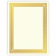 Geographics Gold Foil Certificate - Laser, Inkjet Compatible - Gold with Gold Border - 15 / Pack