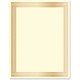 Geographics Traditional Award Certificates - 24 lb Basis Weight - 8.5" - Laser, Inkjet Compatible - Gold - 100 / Pack