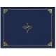 Geographics Letter Recycled Certificate Holder - 8 1/2" x 11" - Blue, Gold - 30% Recycled - 5 / Pack