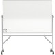 Ghent Hygienic Porcelain Mobile Whiteboard with Aluminum Frame - 96" (8 ft) Width x 48" (4 ft) Height - White Porcelain Surface 