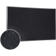 Ghent Recycled Bulletin Board with Aluminum Frame - 36" Height x 60" Width - Confetti Rubber Surface - Self-healing, Washable, D