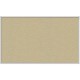 Ghent Vinyl Bulletin Board with Aluminum Frame - 48" Height x 12 ft Width - Caramel Vinyl, Fabric, Fiberboard Surface - Washable