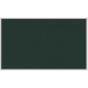 Ghent Vinyl Bulletin Board with Aluminum Frame - 48" Height x 72" Width - Ebony Vinyl Surface - Durable, Laminated, Textured Sur