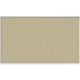 Ghent Vinyl Bulletin Board with Aluminum Frame - 48" Height x 96" Width - Caramel Vinyl, Fabric, Fiberboard Surface - Washable, 