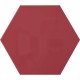 Ghent Powder-Coated Hex Steel Whiteboards - 21" (1.7 ft) Width x 18" (1.5 ft) Height - Red Steel Surface - Hexagonal - Magnetic 