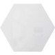 Ghent Powder-Coated Hex Steel Whiteboards - 21" (1.7 ft) Width x 18" (1.5 ft) Height - White Steel Surface - Hexagonal - Magneti