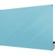 Ghent Harmony Dry Erase Board - 36" (3 ft) Width x 24" (2 ft) Height - Tempered Glass Surface - Blue Back - Square - Magnetic - 