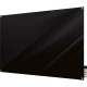 Ghent Harmony Dry Erase Board - 36" (3 ft) Width x 24" (2 ft) Height - Tempered Glass Surface - Black Back - Square - Magnetic -