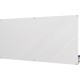 Ghent Harmony Dry Erase Board - 96" (8 ft) Width x 48" (4 ft) Height - Tempered Glass Surface - White Back - Rectangle - Horizon
