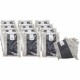 Genuine Joe Disposable Dust Mop Refill - 5" Width x 24" Length - Disposable, Looped Ends, Fray Resistant, 4-ply, Quick Drying - 