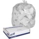 Genuine Joe Clear Trash Can Liners - Medium Size - 30 gal Capacity - 30" Width x 36" Length - 0.60 mil (15 Micron) Thickness - L