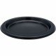Genuine Joe Disposable Plastic Plate - Picnic, Party, Breakroom - Disposable - Black - Plastic Body - Round - 8 / Carton