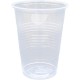Genuine Joe 7 oz Transparent Beverage Cups - 100 / Pack - 25 / Carton - Clear - Plastic - Beverage, Cold Drink