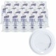 Genuine Joe Hot Cup Protective Lids - Polystyrene - 20 / Carton - 50 Per Pack - White