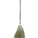 Genuine Joe Light-Duty Broom - Corn Fiber Bristle - Lacquered Wood Handle - 1 Each - Natural