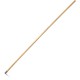 Genuine Joe Screw Mop Replacement Handle - 60" Length - 0.94" Diameter - Natural - Hardwood, Metal - 1 Each