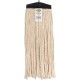 Genuine Joe Screw Mophead - Cotton - White - 1Each