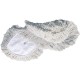 Genuine Joe Dust Mop Head Refill - 72" Width x 5" Depth - Yarn, Cotton, Synthetic - White - 1Each