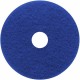 Genuine Joe Floor Cleaner Pad - 5/Carton - Round x 17" Diameter - Cleaning, Scrubbing - 350 rpm to 800 rpm Speed Supported - Res