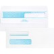 Business Source Double Window No. 8-5/8 Check Envelopes - Double Window - 8 5/8 - 8 5/8" Width x 3 5/8" Length - 24 lb - Self-se