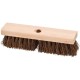 Genuine Joe Deck/Floor Brush - 2" Palmyra Bristle - 10" Handle Width - Hardwood Handle - 1 Each - Brown