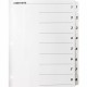 Business Source Table of Content Quick Index Dividers - Printed Tab(s) - Digit - 1-8 - 8 Tab(s)/Set - 8.5" Divider Width x 11" D