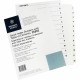 Business Source Table of Content Quick Index Dividers - Printed Tab(s) - Digit - 1-12 - 12 Tab(s)/Set - 8.5" Divider Width x 11"
