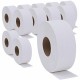 Genuine Joe 2-ply Jumbo Roll Dispenser Bath Tissue - 2 Ply - 3.30" x 650 ft - 3.30" Core - White - 12 / Carton
